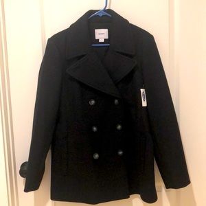 Old Navy Black Pea Coat